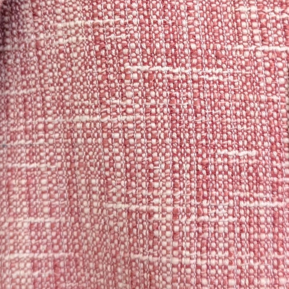 Lauren Ralph Lauren Pink Tweed Textured Shrunken Blazer 3/4 Sleeves - Size 8 - Picture 6 of 10